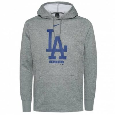 Los Angeles Dodgers MLB Nike Therma Perfomance Herren Hoodie Grau