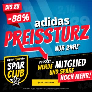 ⚽ SportSpar: adidas Preissturz bis zu 88% Rabatt - nur bis 17.01., 10 Uhr! 🚀