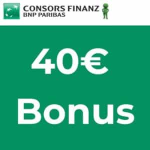 💳 40€ Bonus für Consors Finanz Mastercard ohne Jahresgebühr