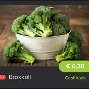 0,30€ Cashback auf Brokkoli mit Marktguru