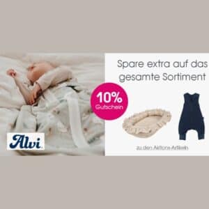 💤🌜 Babymarkt: 10% auf Alvi