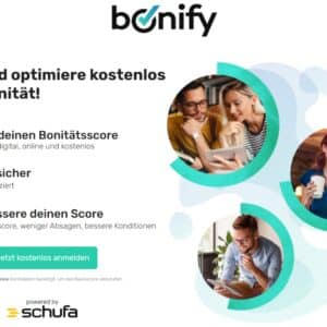 Bei &#034;bonify&#034; kostenlos die persönliche Bonität sofort im Internet abfragen