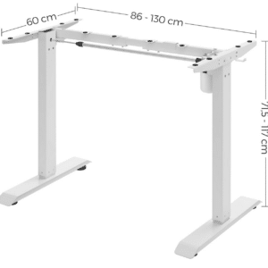 🚀 MEGA! Songmics höhenverstellbares Schreibtischgestell elektrisch, ohne Tischplatte 🤩