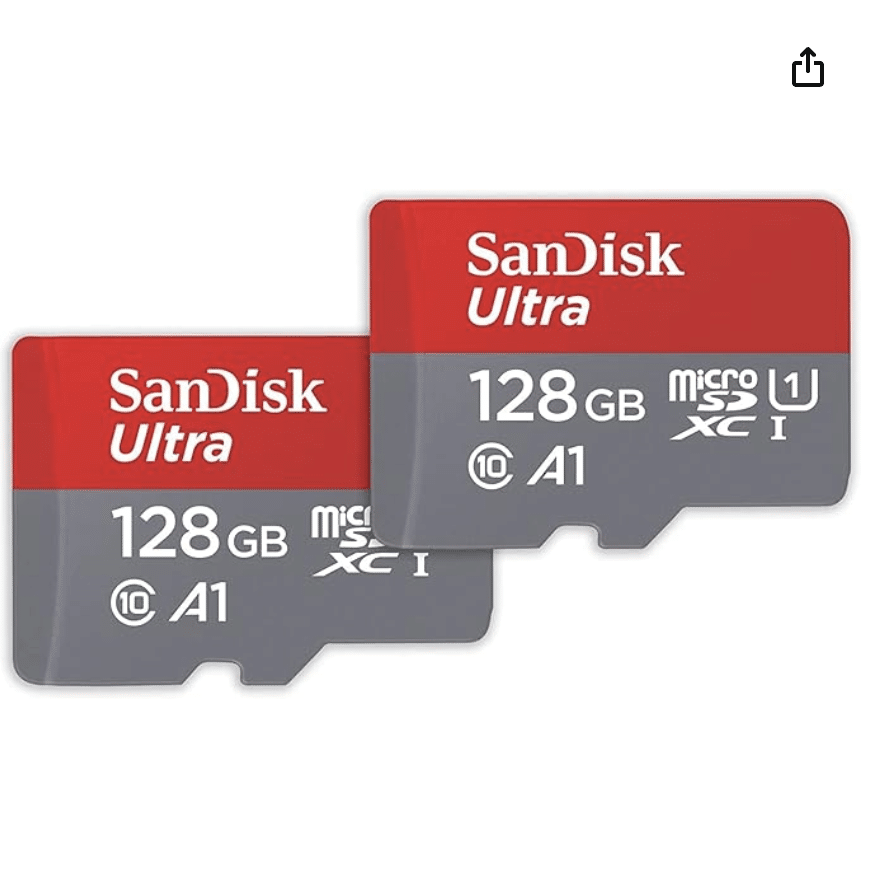 2x SanDisk Ultra PLUS Micro-SDXC Speicherkarte 128GB für 20,99€ - 10,50€ pro Karte