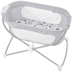 👶 Fisher-Price 3-in-1 zusammenklappbares Beistellbettchen GVG95, tragbare Wiege, Reisebett für Neugeborene und Säuglinge für 49,99€ (statt 65€)