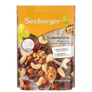 Seeberger Nuss- & Trockenfrüchtemischung, Studentenfutter, 150 g 5 Packung