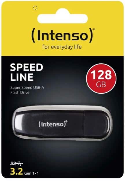 USB-Stick von Intenso in seiner Verpackung