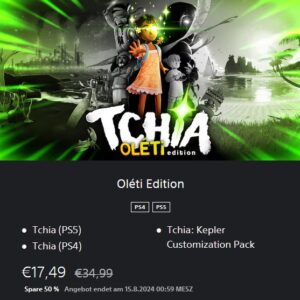 Tchia - Open-World-Adventure - Oléti Edition (PS4/PS5) für 17,49€ (statt ab 21,35€)