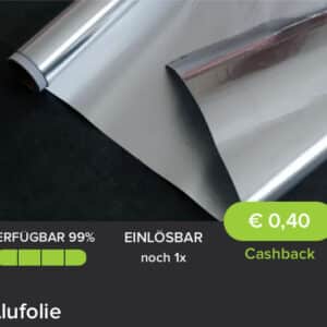 0,40€ Cashback auf Alufolie mit Marktguru