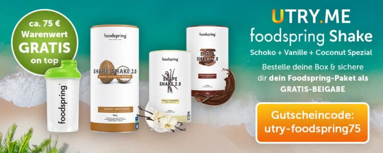 foodspring Paket bei UTRY.ME