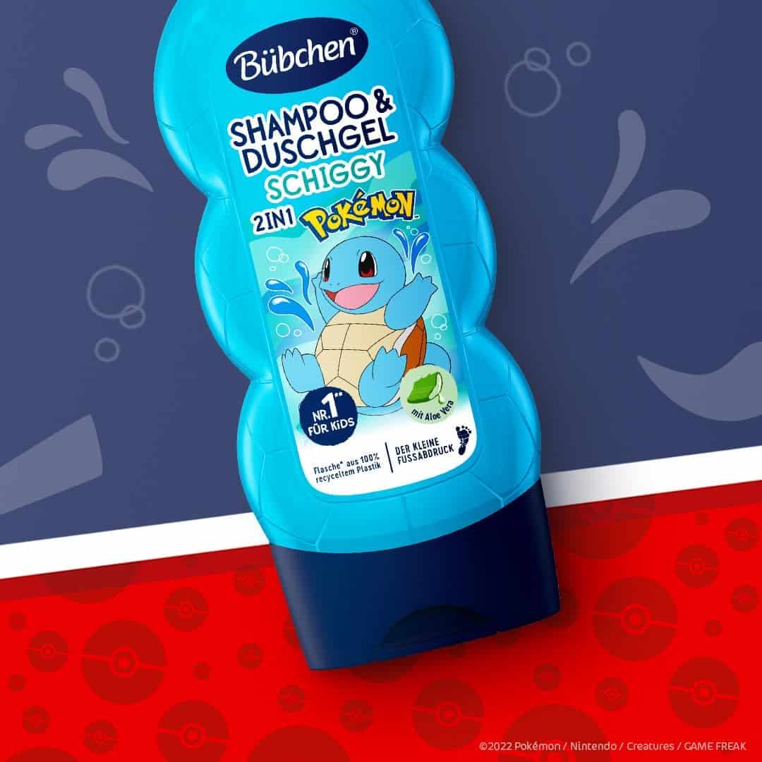 Thumbnail Bübchen Kinder Shampoo &amp; Duschgel 2in1 Schiggy Pokémon, 230 ml