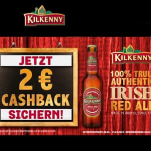 2€ Cashback auf Kilkenny irish Red ale Sixpack