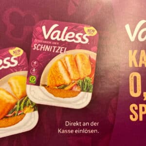 0,70€ Rabatt auf alle Produkte von Valess vegetarischer Fleischersatz