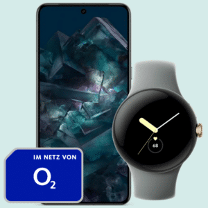 Noch besser! 🔥 Google Pixel 8 Pro (128GB) für 79€ + GRATIS: Google Pixel Watch 2 + 30GB LTE Allnet für 24,99€/Monat (o2 Basic 25)