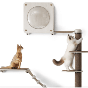 🐈 Clickat Clickat Oasis - Katzenmöbel Kletterwand 5er Set