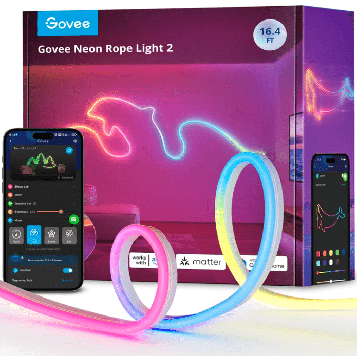 Thumbnail Govee Neon Rope Light 2 für 79,99€ (statt 100€)