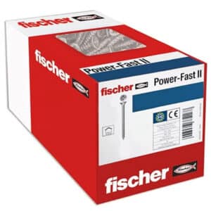 2x fischer PowerFast II CZF 4,0 x 20, Spanplattenschraube 100 stk. für 3,98€ (statt 9,19€)