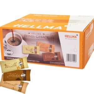 HELLMA Feines Gebäck Mix - 200 Stk. Kekse, einzeln verpackt - 3 Sorten - Vorrats-Box  für 10,90€ (statt 15,42€)