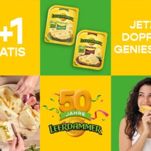 🧀 Leerdammer 1+1 Gratis Aktion