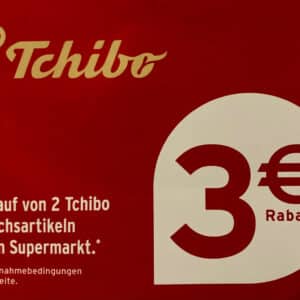 3€ Rabatt auf Tchibo Gebrauchsartikel