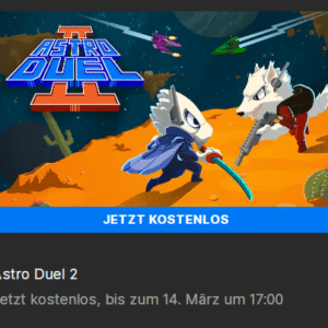 Kostenloses PC-Game bei Epic: Astro Duel 2