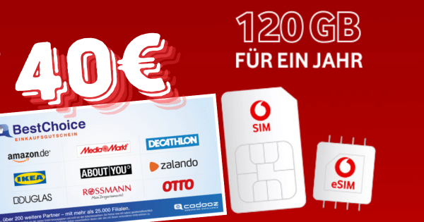 Vodafone CallYa Prepaid-Jahrestarif