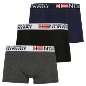 Thumbnail 3er-Pack Geographical Norway Herren-Boxershorts in versch. Farben ab 9,99€