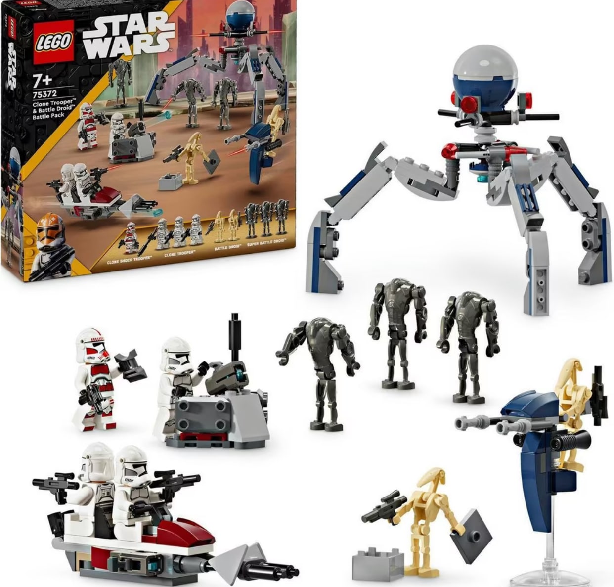 LEGO Star Wars Clone Trooper &amp; Battle Droid Battle Pack