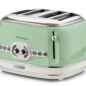 Ariete Vintage 156, 4-Scheiben-Toaster, Retro Toaster mit 6 Toaststufen für 59,99€ (statt 77,10€)