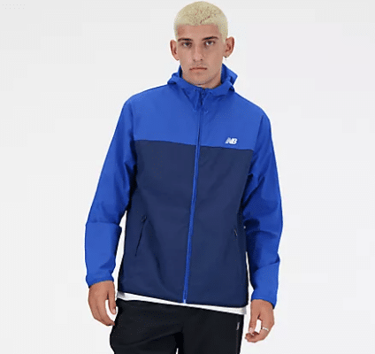 New Balance Athletics Woven Jacket Blau