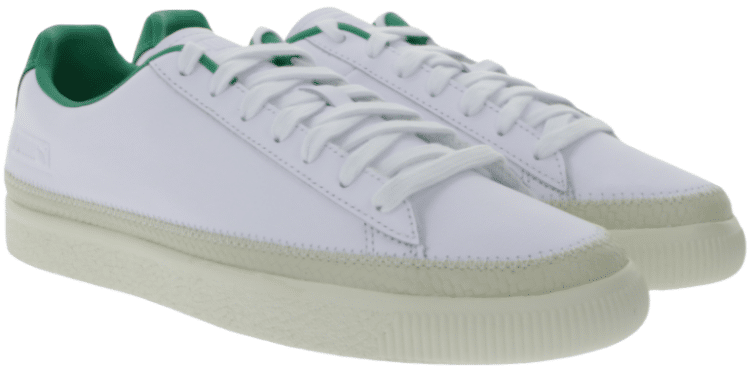 Herren-Echtledersneaker Puma Basket Trim Borussia Mönchengladbach