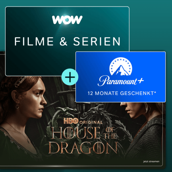 Thumbnail Nicht mehr lange! 🍿 WOW Filme &amp; Serien + Paramount+ für mtl. 5,98€ im 12-Monatspaket