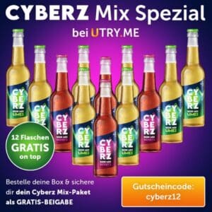 Utry Me 12 Flaschen Cybeerz als Beigabe zur Bestellung