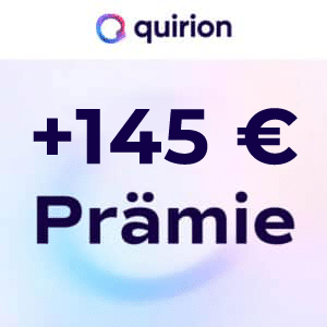 Thumbnail 145€ Prämie für 6 Monate Sparplan ab 25€ bei quirion