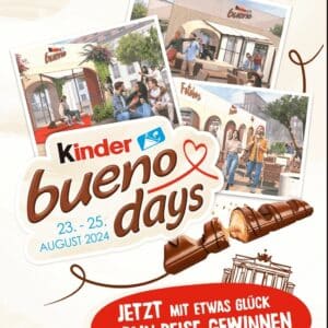 Kinder Bueno Days in Berlin 23-25.08.2024