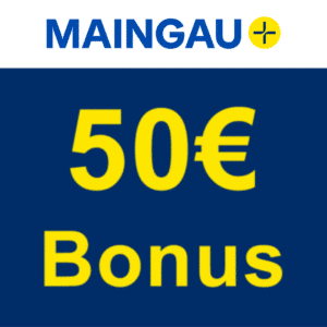 50€ Bonus auf alle MAINGAU Mobilfunktarife mit 24 Mon. ✔️ z.B. 15GB 5G &amp; LTE o2 Allnet für 10,99€/Monat + 19,99€ AG