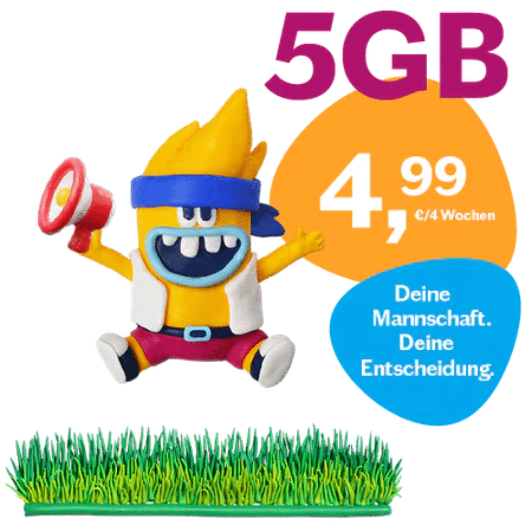 Thumbnail Lebara Prepaid Karte 📲 5GB LTE o2 Allnet für 4,99€ (4 Wochen) (50 Minuten in 50 Ländern telefonieren)