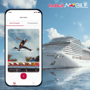 🛳️ Red Bull MOBILE Data Kreuzfahrtpakete | 1 GB für 15€ &amp; 250 MB für 5€