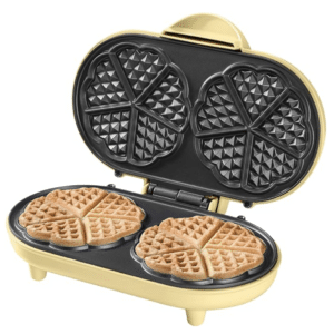 Bestron Doppel-Waffeleisen für klassische Herzwaffeln