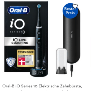 Spare 15% auf ALLE elektrischen Oral-B iO Zahnbürsten