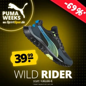 Puma Wild Rider Sneaker für 39,99€ (statt 74€)