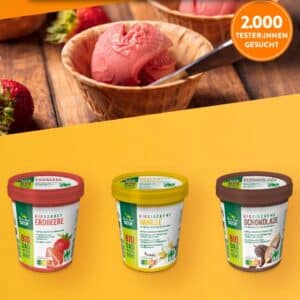 🍧 Gratis testen - BIO EISCREME &amp; SORBET Aldi Süd