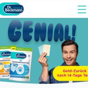 GzG ab 01.06. (nach 14 Tage-Test) Dr. Beckmann Reinigungs-Blätter