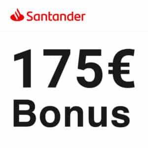 Kostenloses Girokonto: Santander BestGiro mit 175€ Bonus