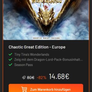 Tiny Tina&#039;s Wonderlands: Chaotic Great Edition (PC) für 14,68€ statt 19,80€