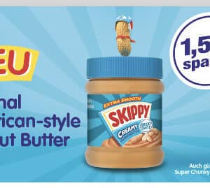 3x 1,50€ Cashback für Skippy Peanut Butter über Scondoo