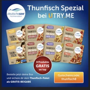 gratis Zugabe zu Bestellung 8x Thunfisch bei utryme