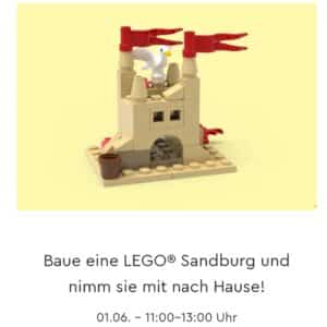 1.6. LEGO Baue eine Sandburg und nun sie mit nach Hause