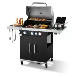 Lidl: Grillmeister Gasgrill, 3plus1 Brenner, 14,4 kW (ab 23.05.2024) (149€ für Lidl Plus Kunden)