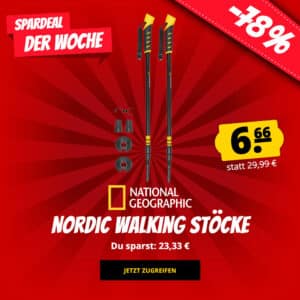 National Geographic Nording Walking Teleskopstöcke für 11,61€ (statt 30€)